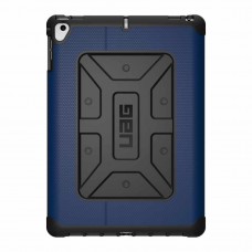 UAG - Étui Foio Metropolis Noir/Bleu pour iPad 9.7 2018/iPad 9.7 2017/iPad Air 2/Air
